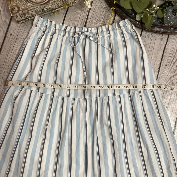 J. Crew Striped Tiered Skirt - Picture 8 of 11